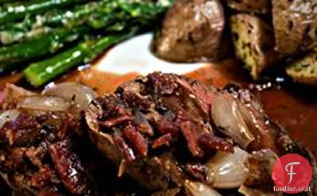 Filetto di manzo con scalogno arrosto