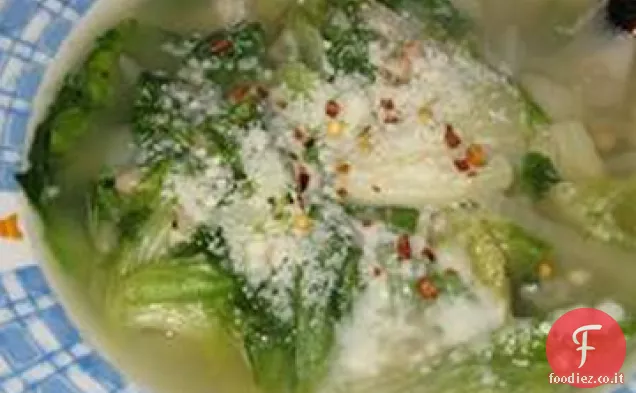 Zuppa di scarola e fagioli