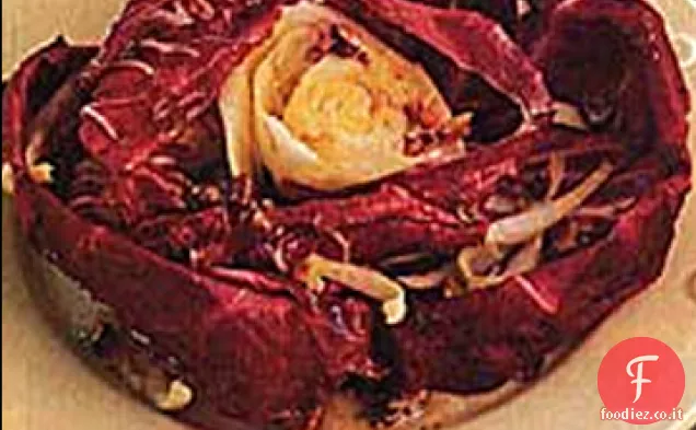 Insalata di radicchio e indivia con vinaigrette di pecan