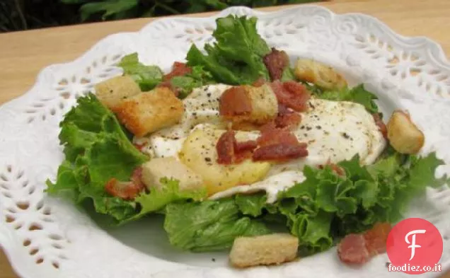 Insalata di uova e pancetta