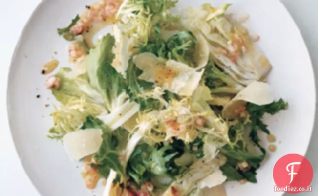 Insalata di finocchio, frisée e scarola