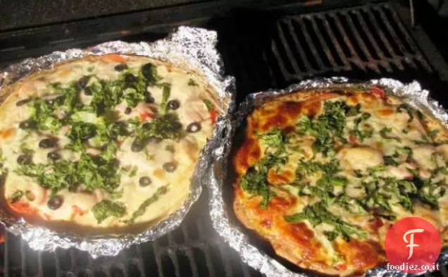 Pizza Siciliana alla griglia