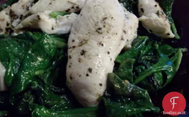 Brasato Indivia belga e cotolette di pollo-Mangiare pulito