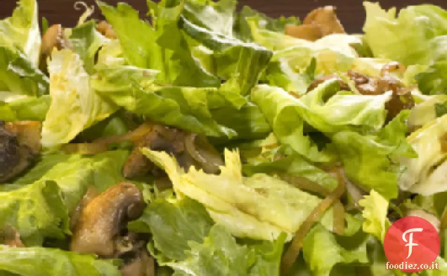 Insalata calda di scarola e funghi