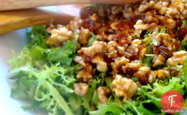 Insalata di Scarola con Meloni e Prosciutto Croccante