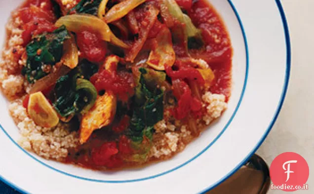 Stufato di pollo mediterraneo