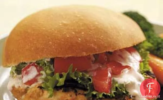 Hamburger di tacchino di ispirazione messicana