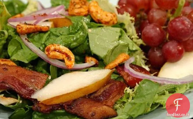 Insalata di spinaci e pere