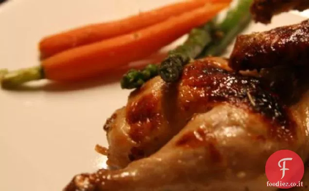 Galline selvaggina arrostite della Cornovaglia del New England