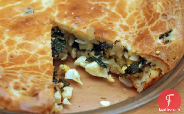 Torta di cavolo e cipolla