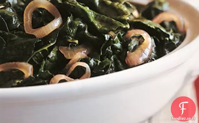 Cavolo Toscano con Cipolle Caramellate e Aceto di Vino Rosso