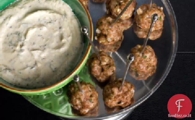 Polpette di agnello con limone-Cumino Ricetta Yogurt