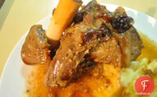 Tagine di stinco di agnello