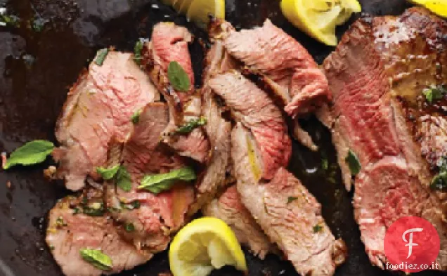 Coscia d'Agnello alla griglia con Aglio e Menta