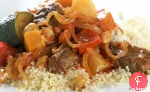 Couscous con stufato di agnello