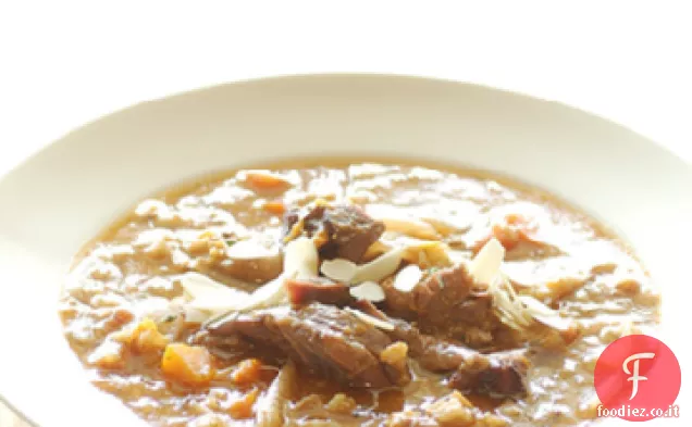 Zuppa di agnello e orzo