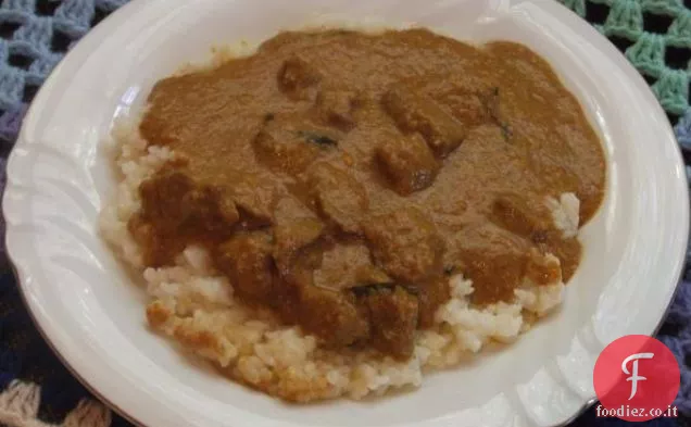 Curry malese con manzo o agnello