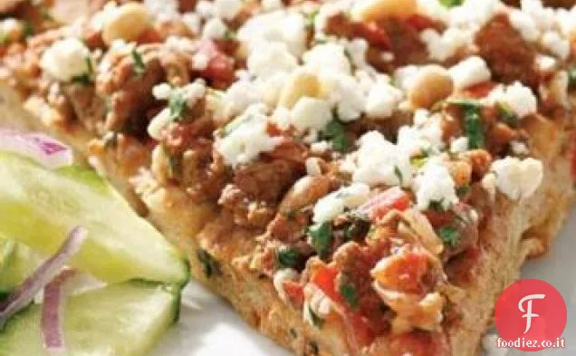 Ricetta della pizza di agnello di Bombay