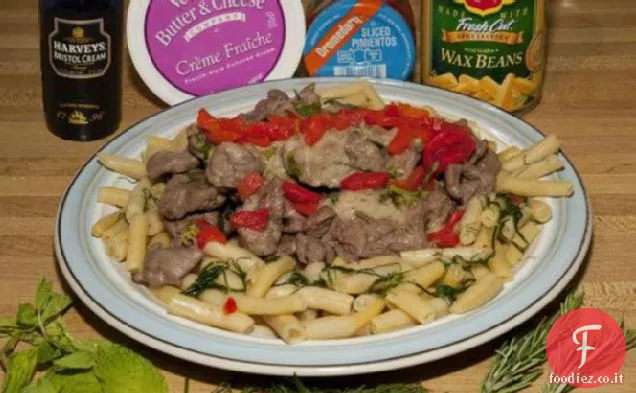 Costolette di agnello disossate con fagioli cerati