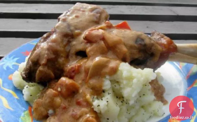 Gambi di agnello di paprika
