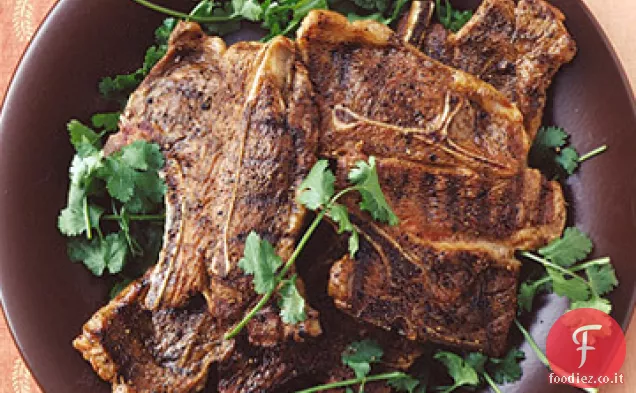 Costolette di agnello alla griglia con Garam Masala