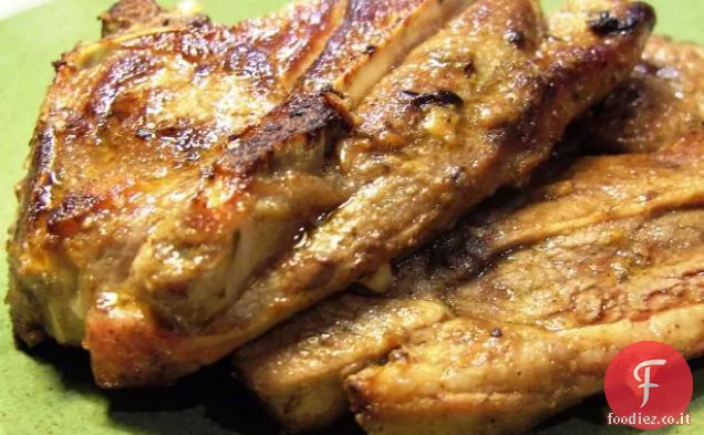 Braciole di agnello alla brace