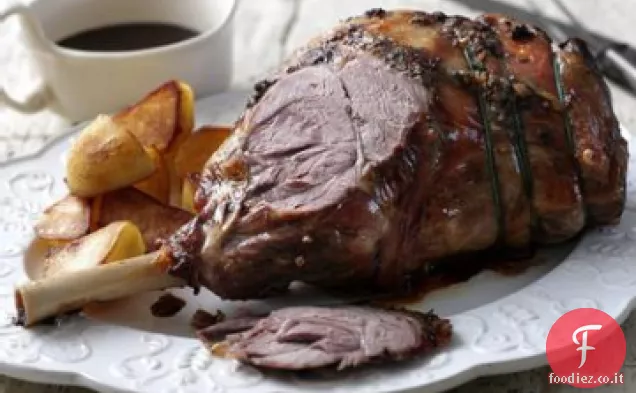 Agnello arrosto con sugo di vino