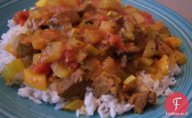 Curry di agnello avanzato