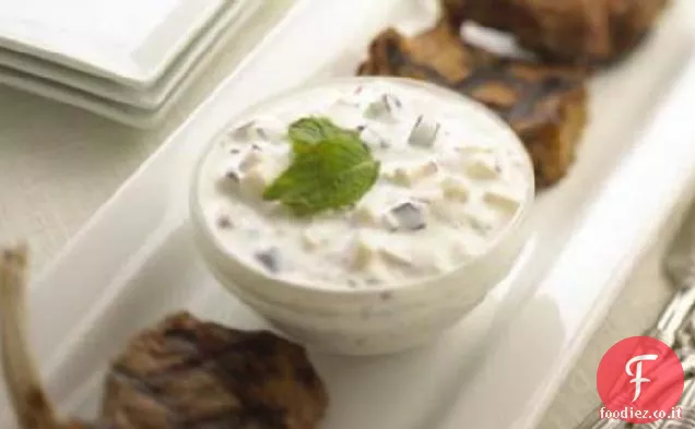 Chavrie Raita con agnello alla griglia