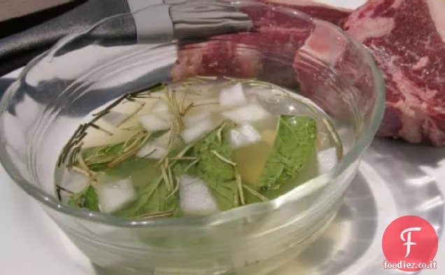 Salsa speciale per agnello alla griglia