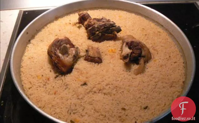 Coscia d'Agnello con Salsa all'Aglio