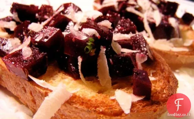 Cena Stasera: Bruschetta di Barbabietola arrosto