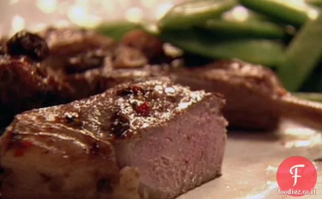 Costolette di agnello / Costolette con Peperoncino e Olive nere