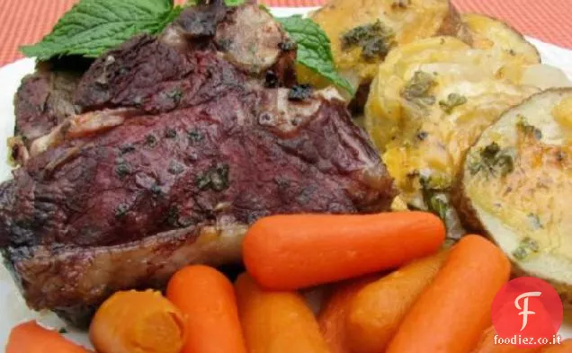Costolette di agnello alla griglia di primavera (da Fwdgf)