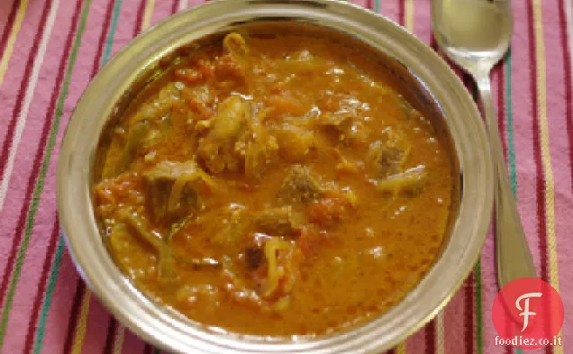 Curry di pomodoro e agnello (Oamc)