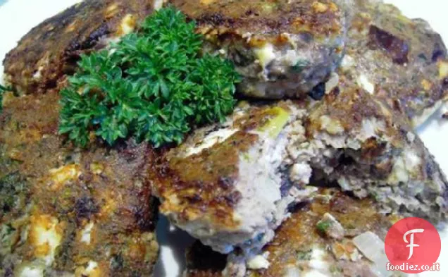 Feta greca e polpette di oliva