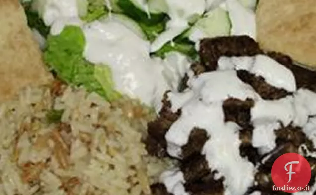 Tradizionale giroscopio a base di carne
