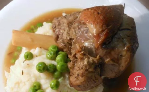 Gambi di agnello con Verjuice