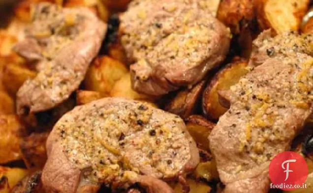 Agnello al burro con burro all'aglio