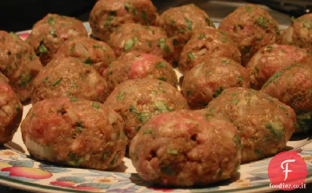 Polpette di agnello aromatiche