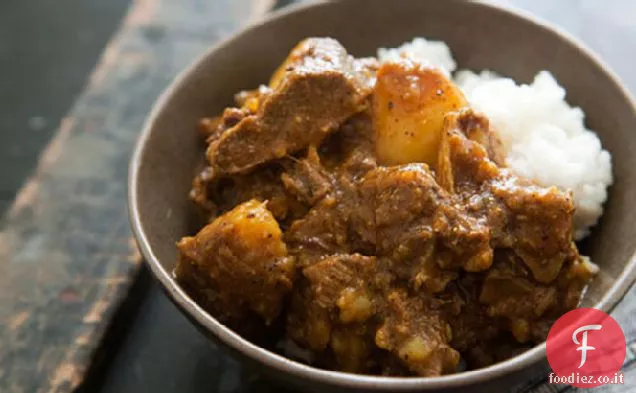Curry giamaicano di capra