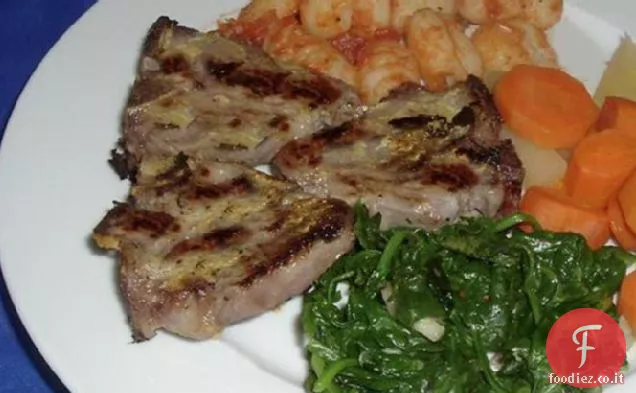 Rosmarino Senape Costolette di agnello