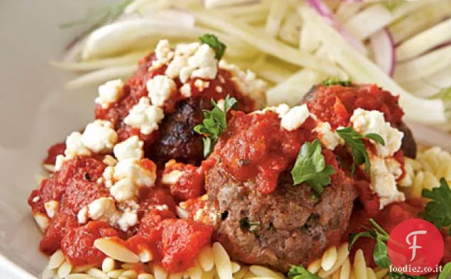 Pasta Greca con polpette