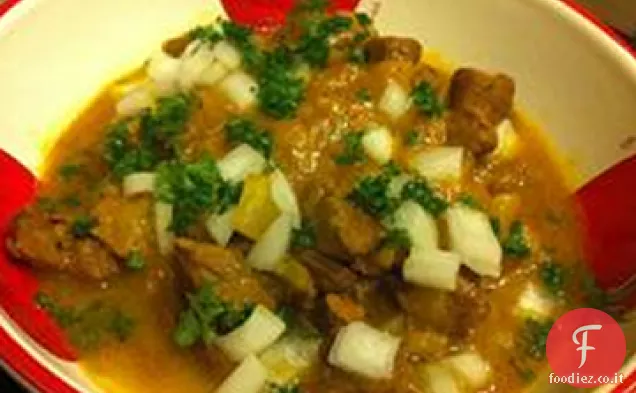 Agnello tunisino con zafferano (Keleya Zaara)