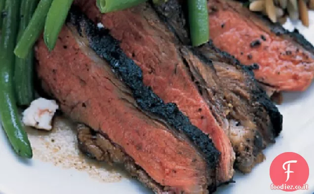 Coscia di agnello al burro alla griglia