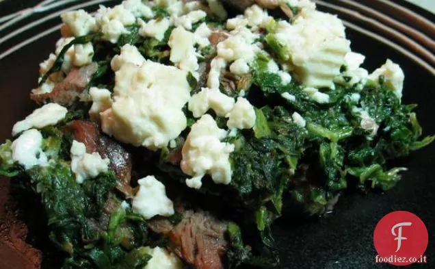 Casseruola di agnello e spinaci