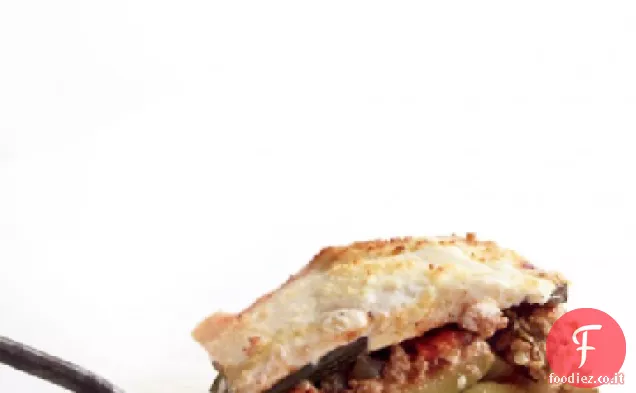 Lasagne di zucchine, pomodoro e agnello