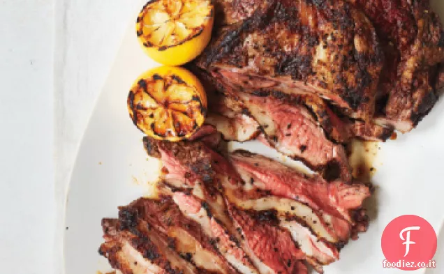 Yogurt alla griglia-Cosciotto di Agnello marinato