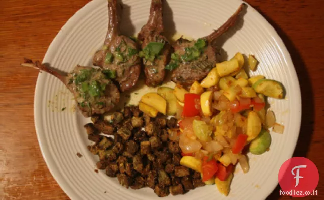 Costolette di agnello alla menta