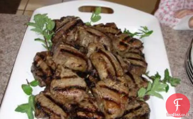 Taglierine Braciole di agnello alla brace